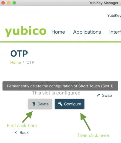 Yubi Key Manager