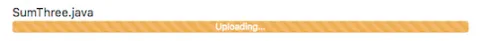 Assignment upload bar