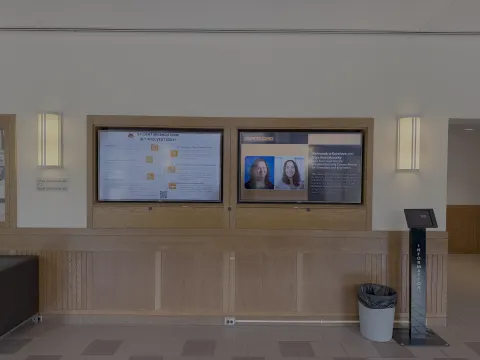 Mudd Library Digital TV Display